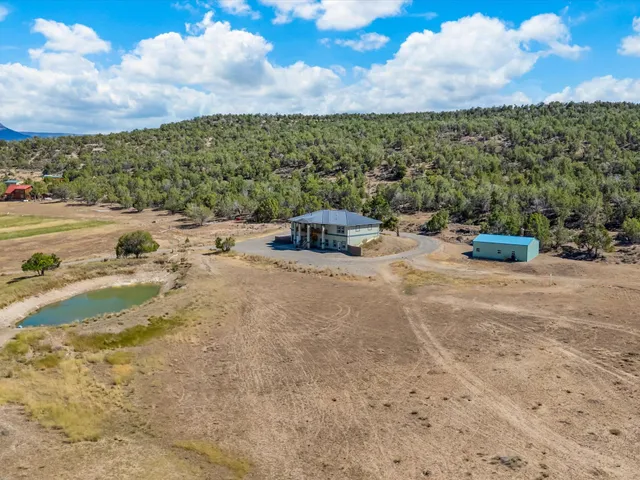 a view of a lake with a mountain