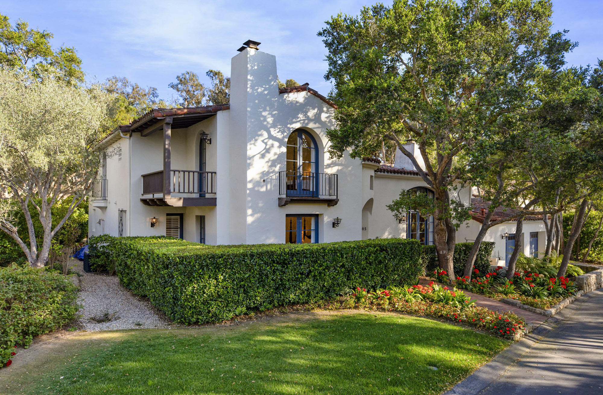 485 Monarch Lane Santa Barbara, CA 93108 - Photo 1 of 24 a front view of a house with a yard