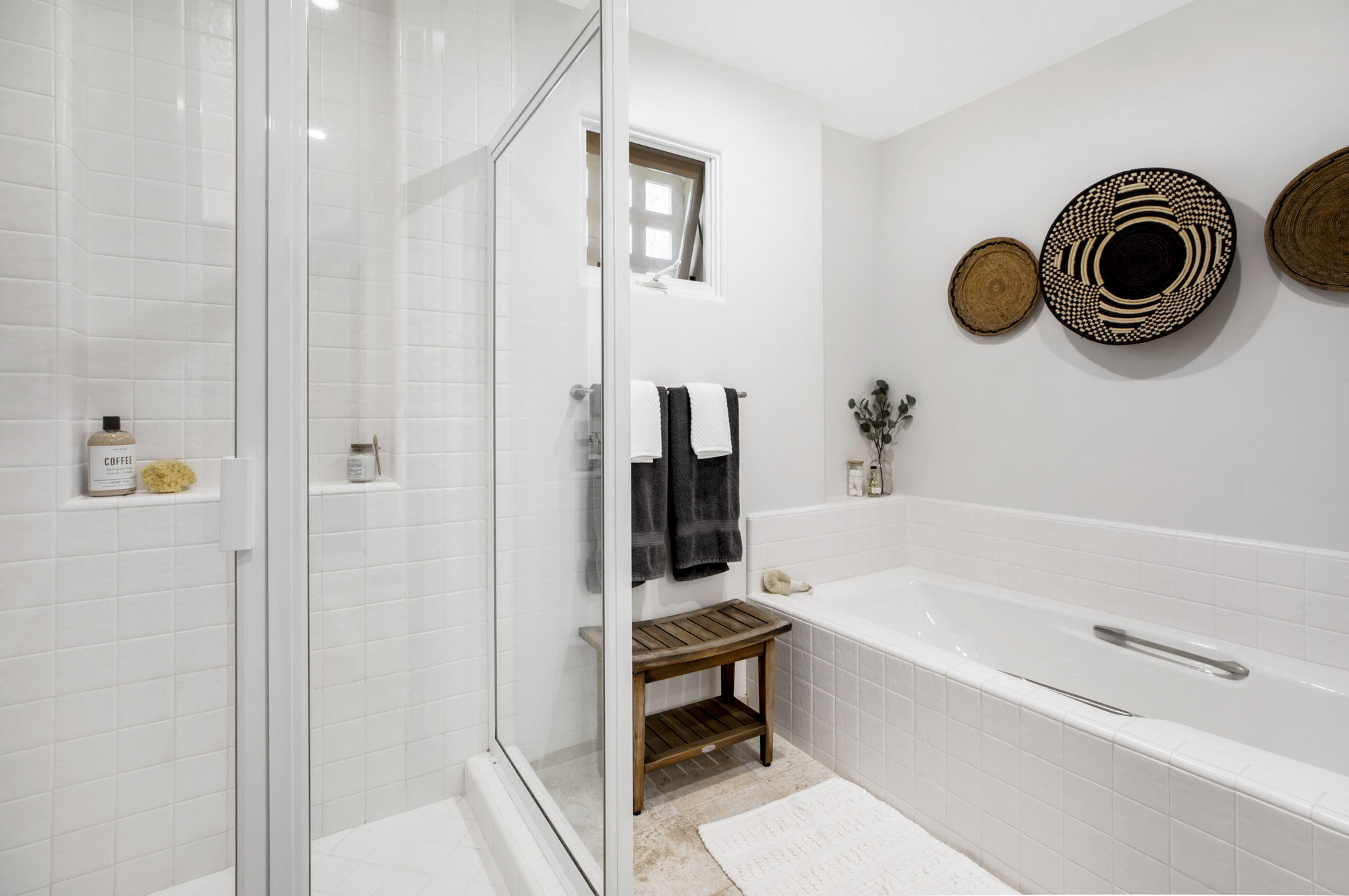 485 Monarch Lane Santa Barbara, CA 93108 - Photo 17 of 24 a bathroom with a bathtub and a shower
