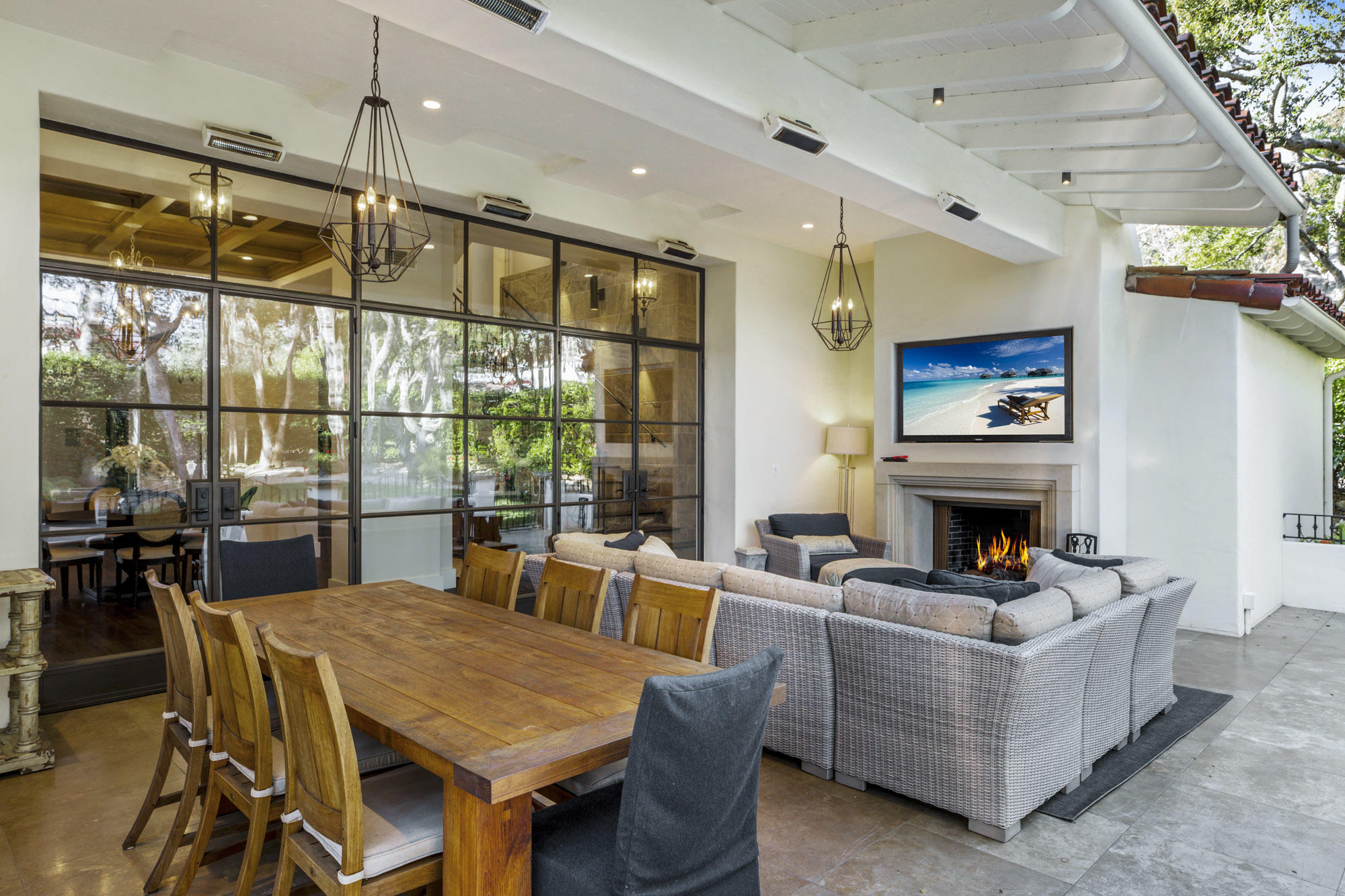 485 Monarch Lane Santa Barbara, CA 93108 - Photo 20 of 24 a living room with fireplace furniture and a fireplace