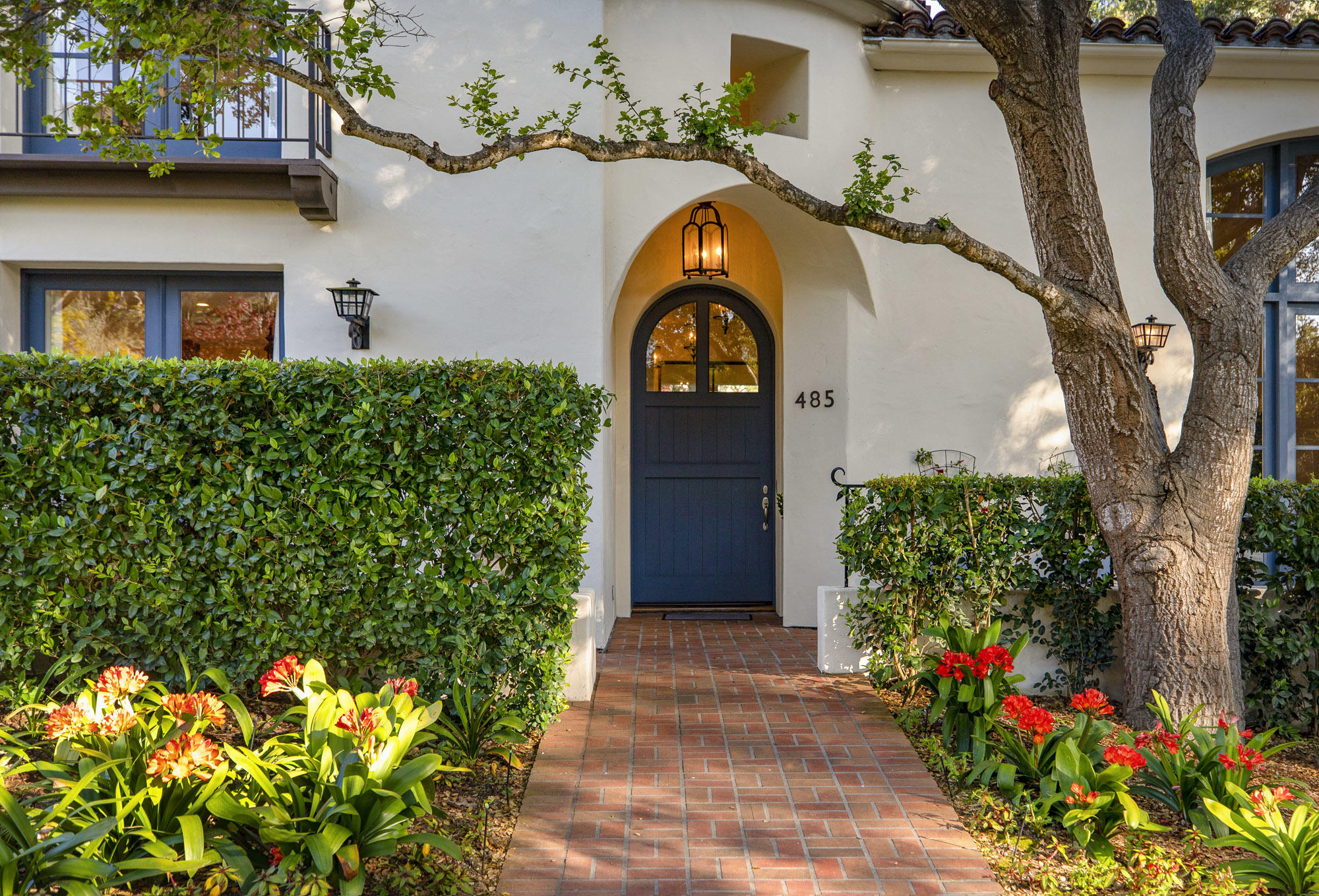 485 Monarch Lane Santa Barbara, CA 93108 - Photo 2 of 24 a view of a house with a flower garden