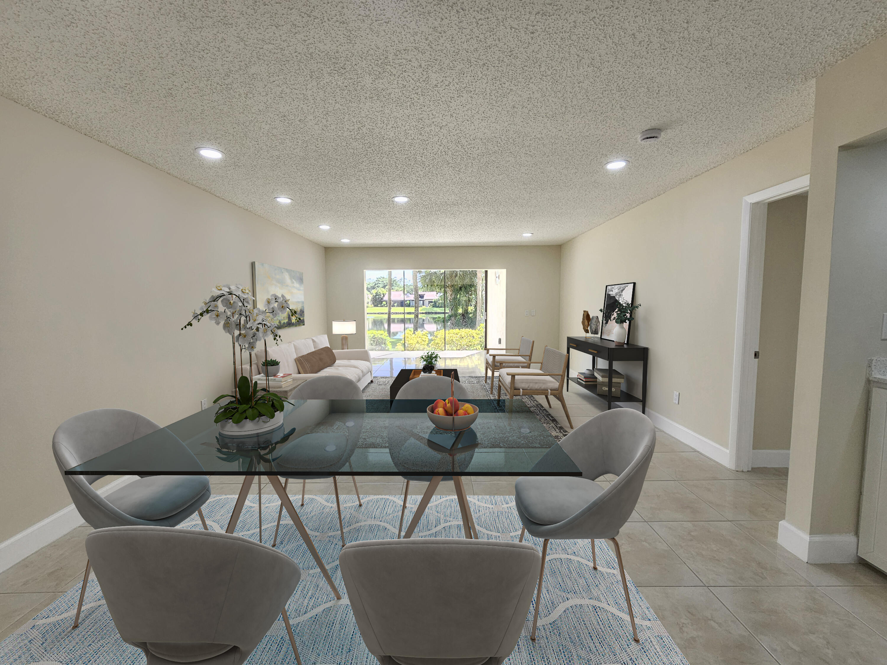 21815 Arriba Real, Unit 12E Boca Raton, FL 33433 - Photo 3 of 31 Living - Dining (VS)