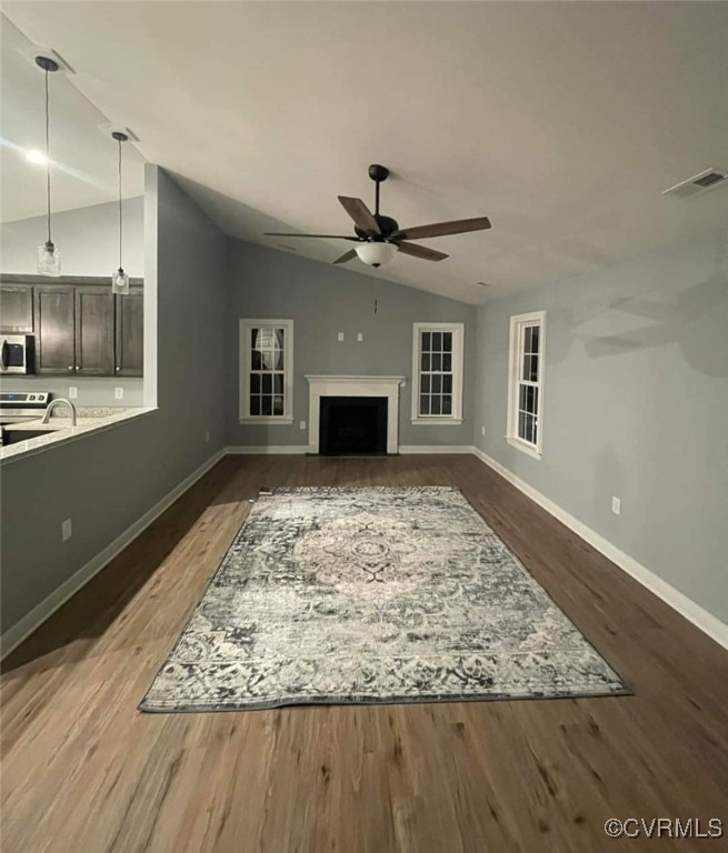 0 Sorghum Road St. Stephens Church, VA 23148 - Photo 6 of 8 Unfurnished living room featuring vaulted ceiling,