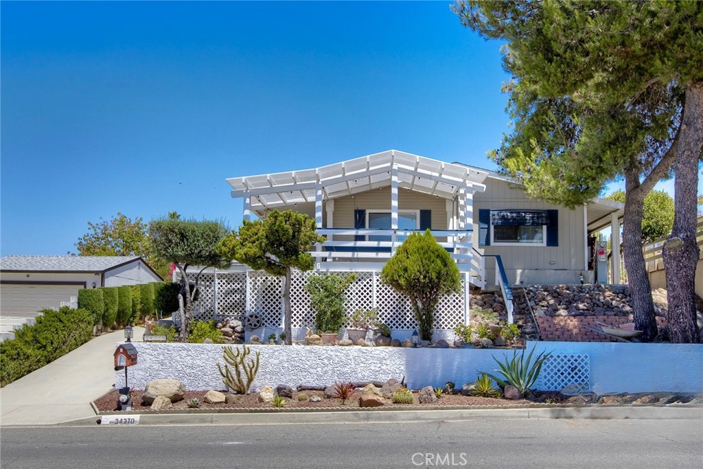 front view of house with a street