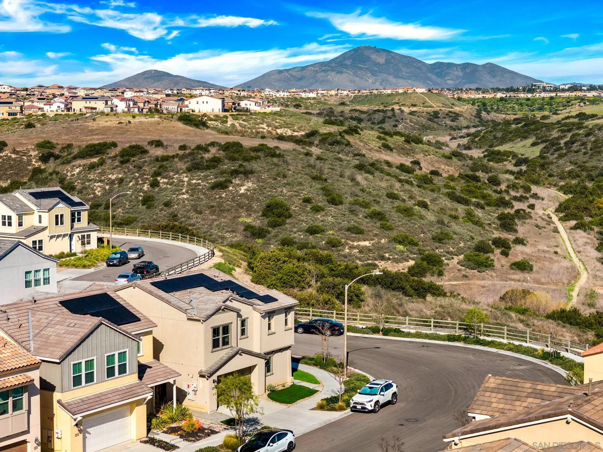 1279 Camino Prado Chula Vista, CA 91913 - Photo 35 of 38 an aerial view of residential houses with outdoor space