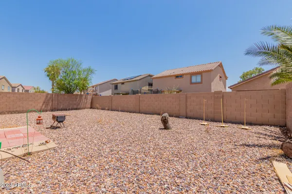 a house view with a outdoor space