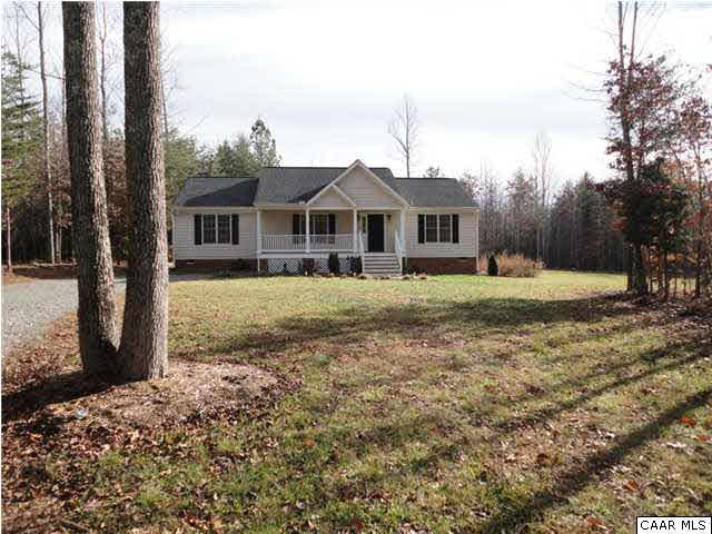 5347 Three Chopt Road Louisa, VA 23093 - Photo 19 of 19 a front view of a house with a yard