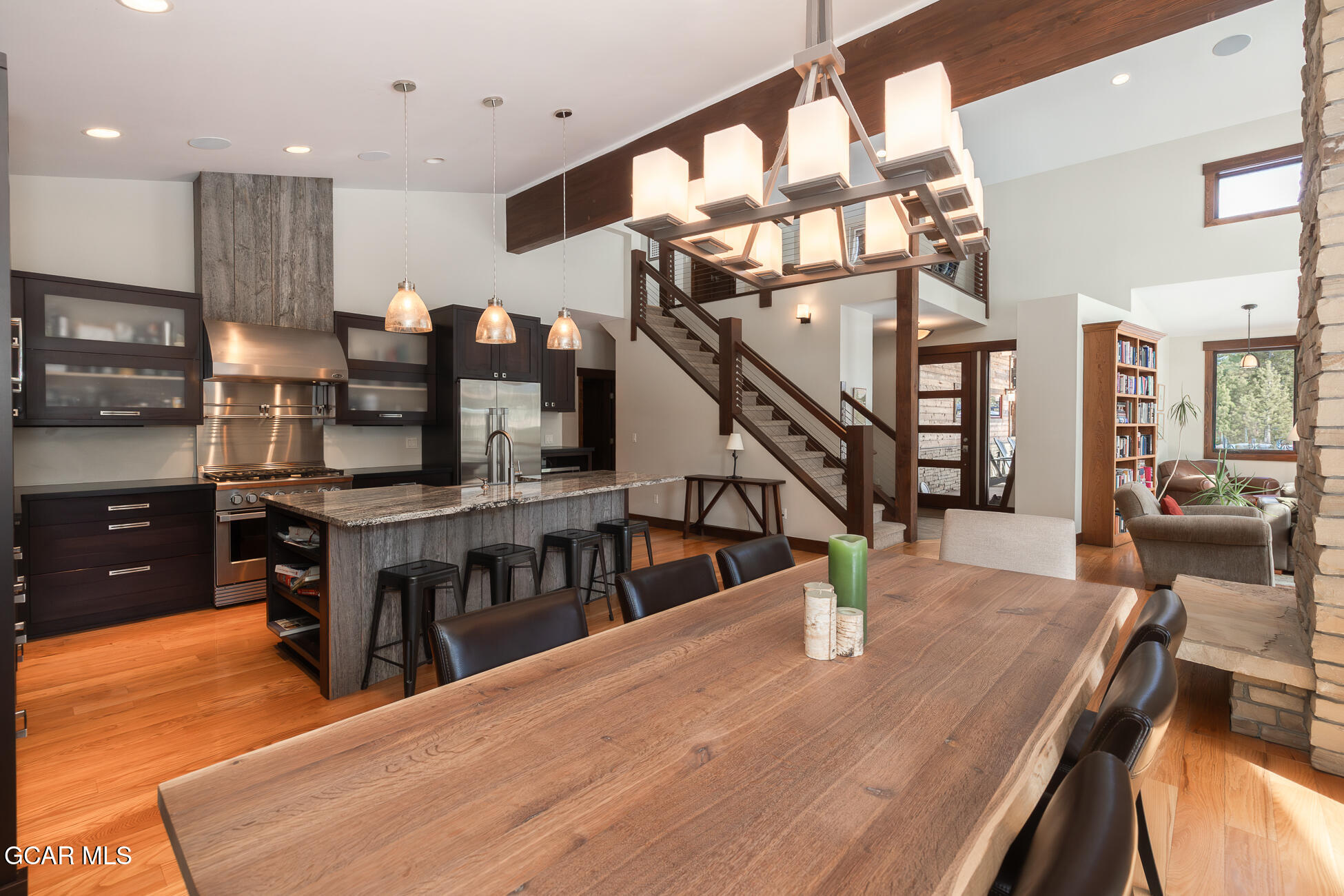 492 Mountain Peak Road Tabernash, CO 80478 - Photo 17 of 29 a view of a living room and kitchen