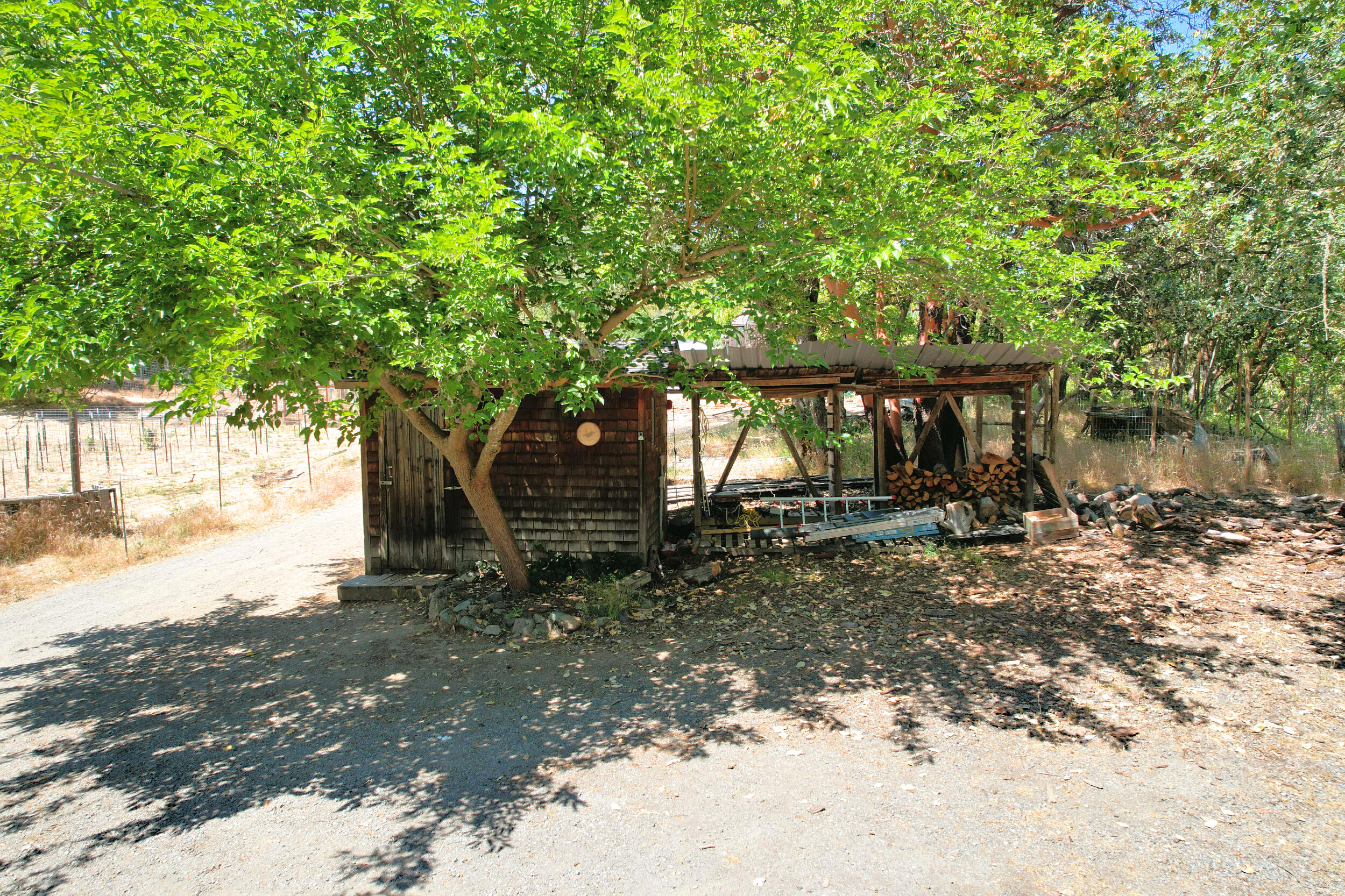 2231 Humbug Creek Road Jacksonville, OR 97530 - Photo 47 of 80 a view of a house with a tree in the yard