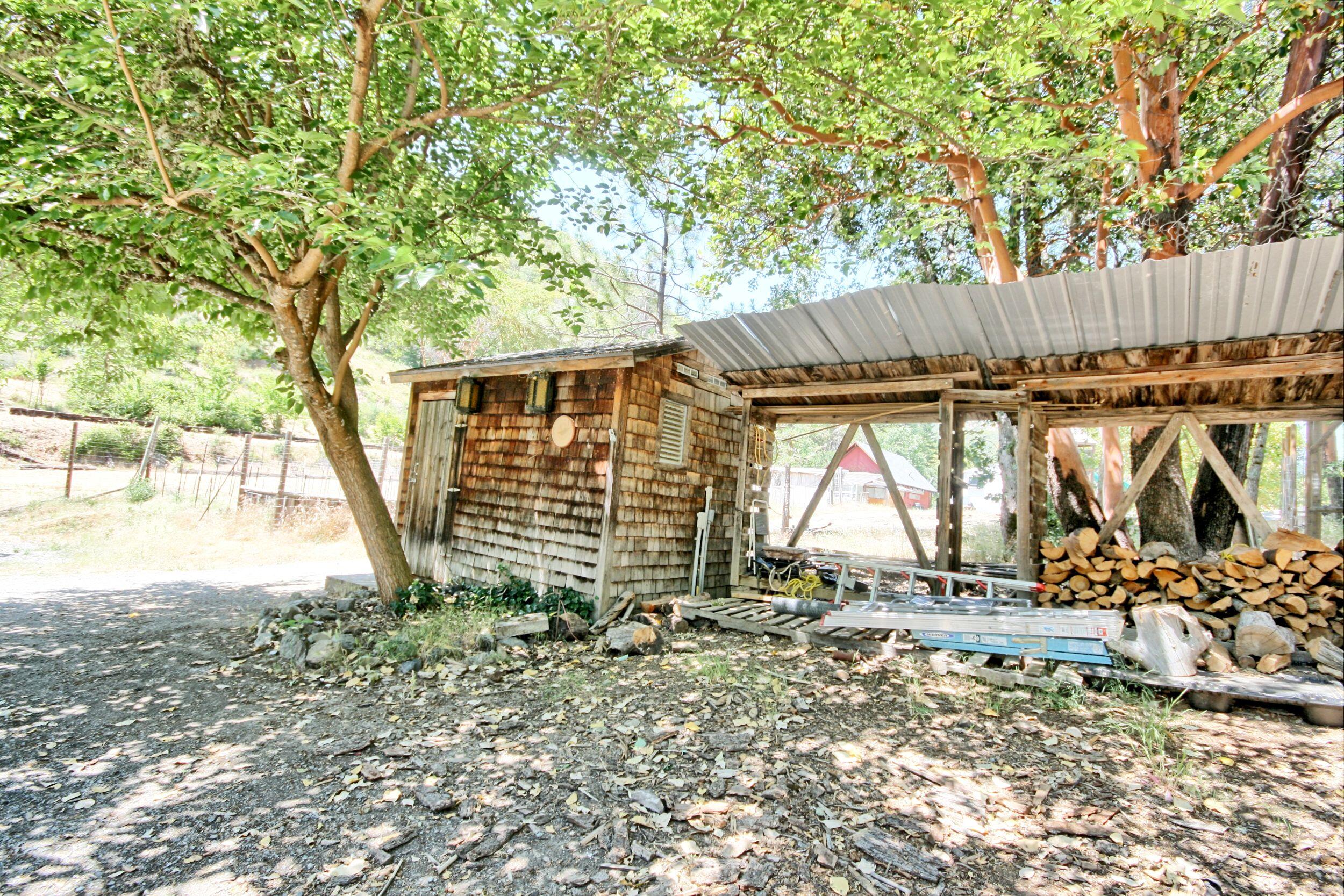 2231 Humbug Creek Road Jacksonville, OR 97530 - Photo 50 of 80 wood shed