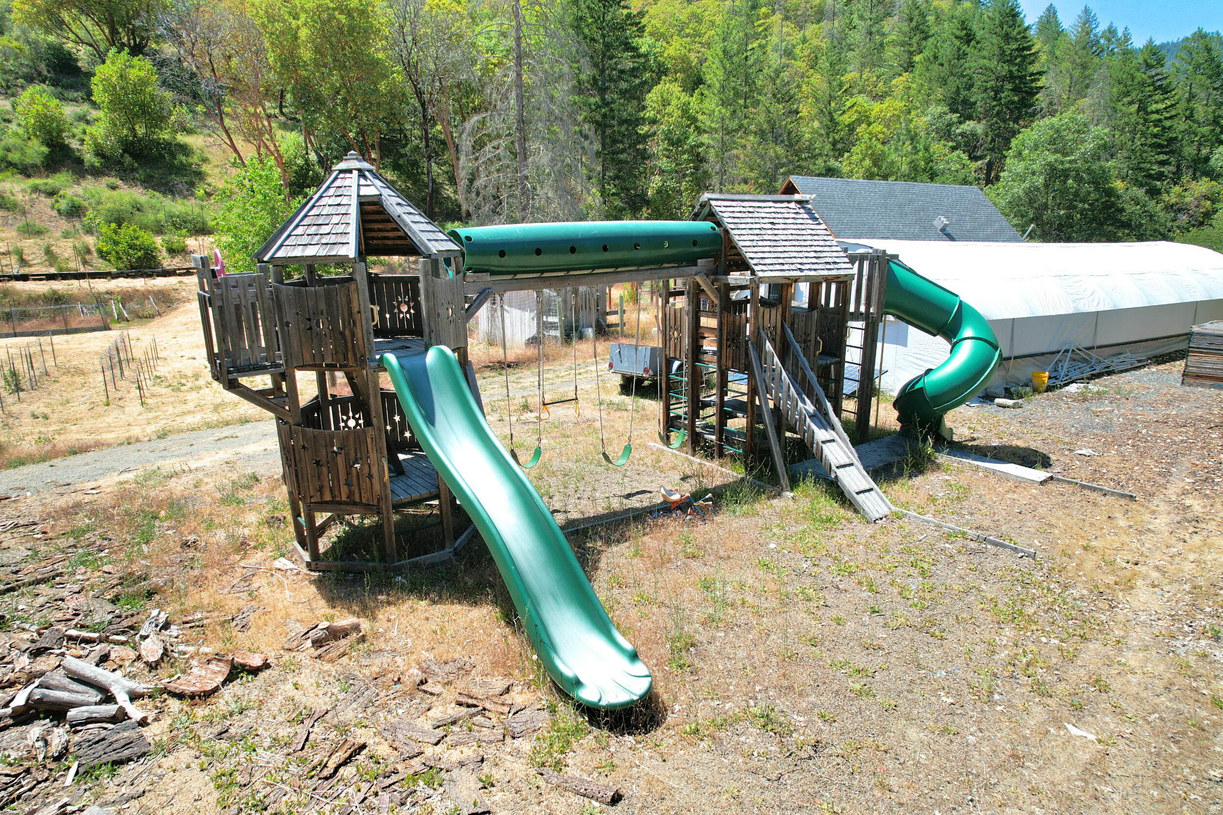2231 Humbug Creek Road Jacksonville, OR 97530 - Photo 53 of 80 an outdoor space with seating