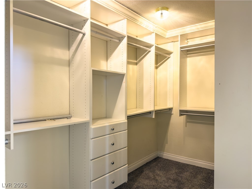 1842 Bogey Way Henderson, NV 89074 - Photo 18 of 25 Walk in closet with dark carpet