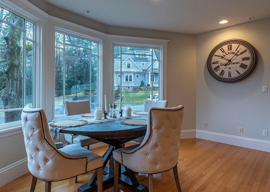 9 Blake Road Lexington, MA 02420 - Photo 21 of 41 a view of a dining room with furniture window and outside view