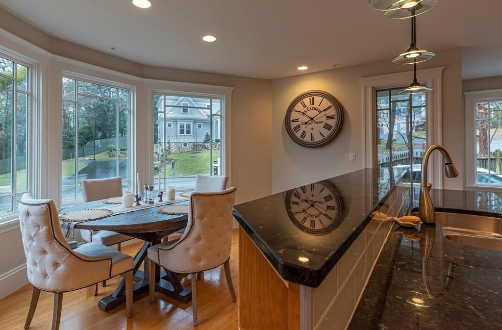 9 Blake Road Lexington, MA 02420 - Photo 22 of 41 a view of a dining room with furniture and window