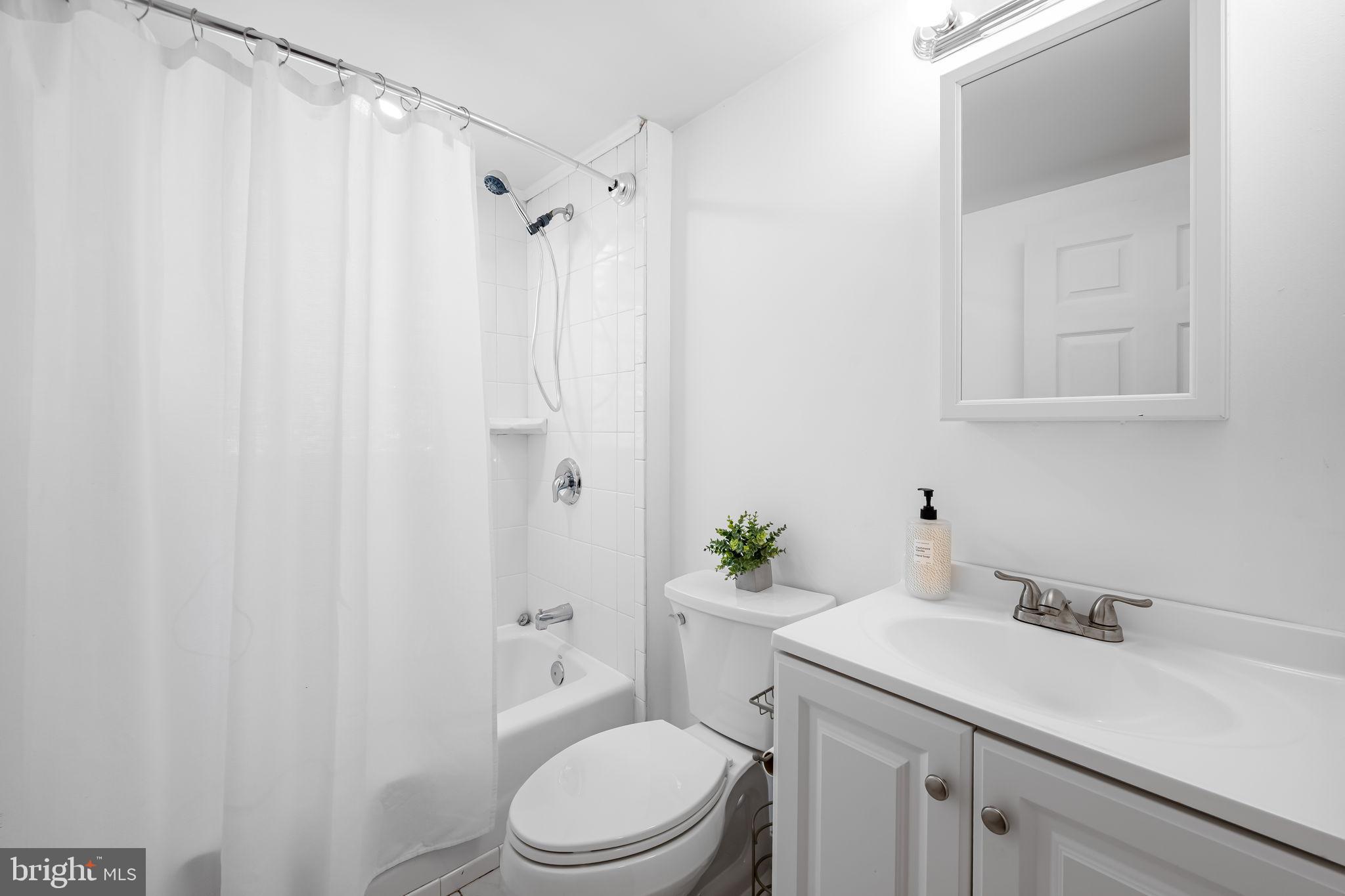 4831 Conowingo Road Darlington, MD 21034 - Photo 20 of 37 a bathroom with a sink a toilet and shower curtain