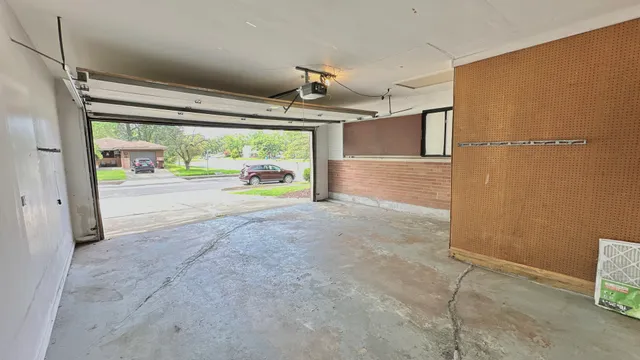 a house view with a garden space
