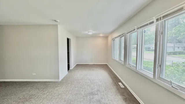 a view of a room with window