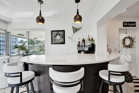 a table and chairs in a room