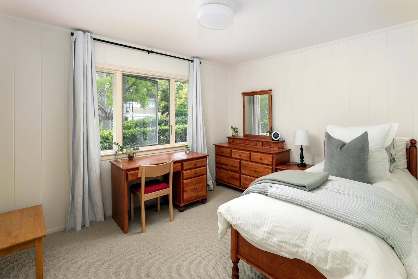 165 Pineview Lane Menlo Park, CA 94025 - Photo 9 of 13 a bedroom with a bed and a window