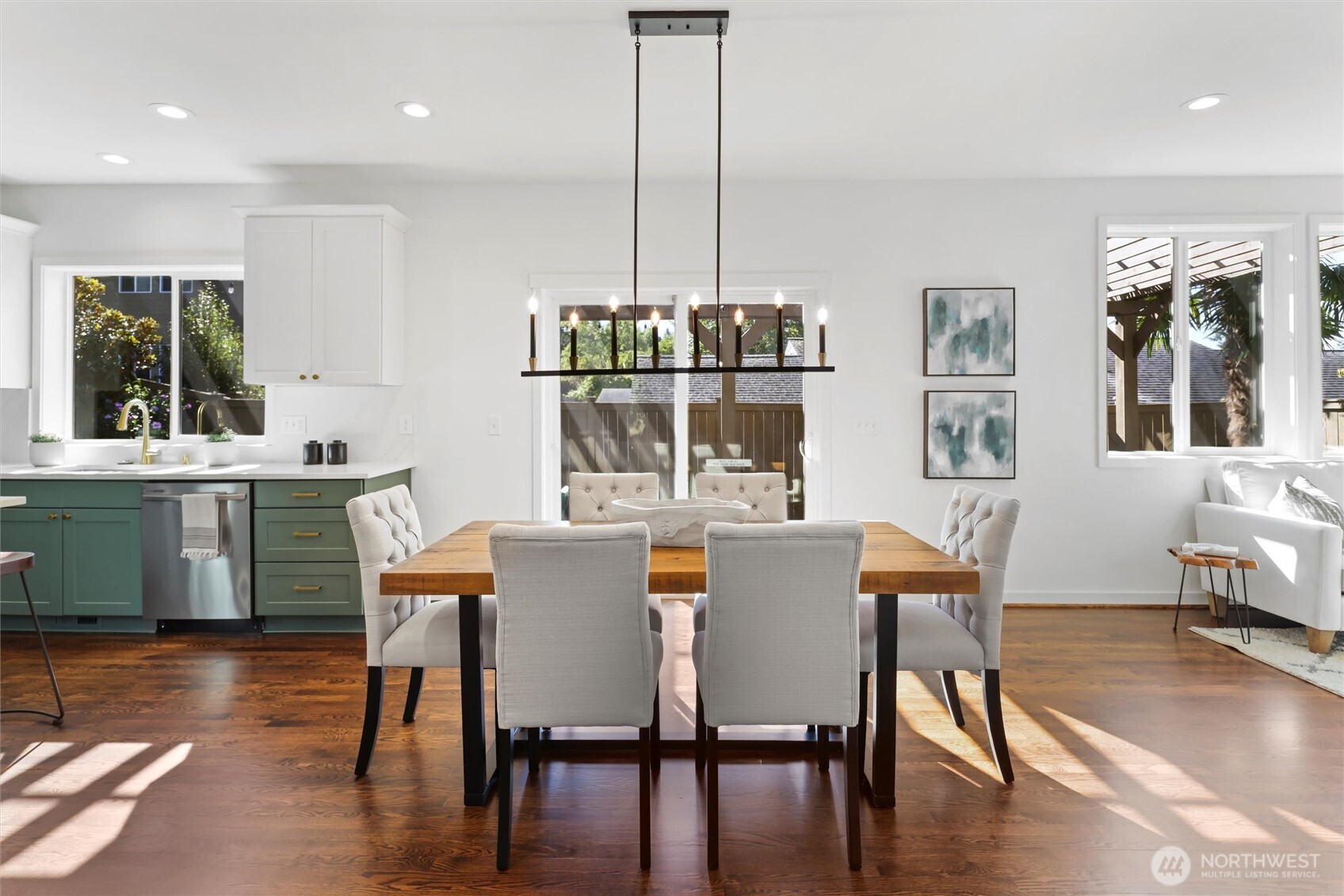 2211 Southwest 103rd Place Seattle, WA 98146 - Photo 8 of 17 a view of a dining room with furniture window and outside view