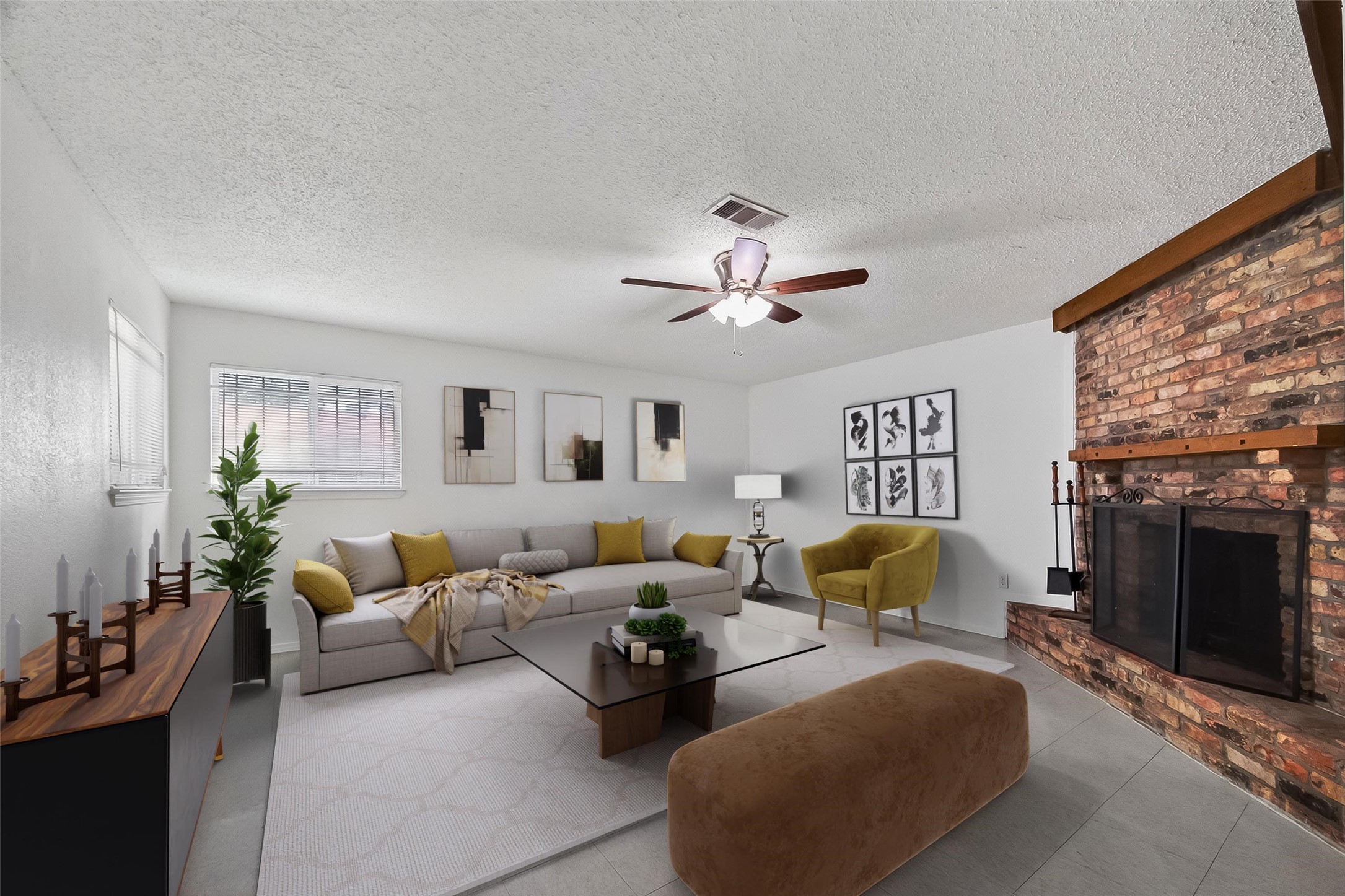 15022 Chipman Ln. Houston, TX 77060 - Photo 9 of 40 Den/Family room (Virtually staged)