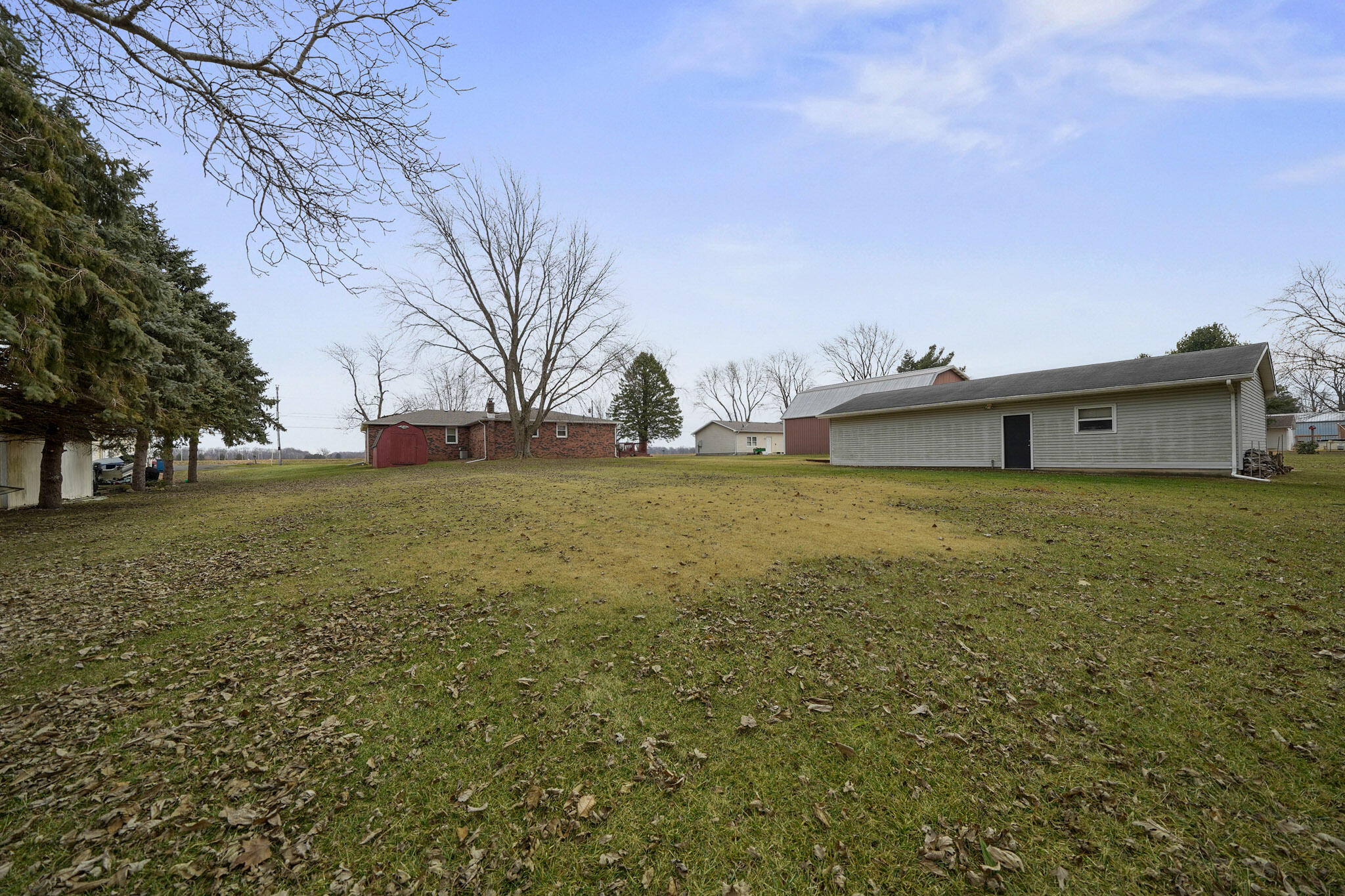 756 South 375 West Hebron, IN 46341 - Photo 20 of 21 a view of a house with a yard