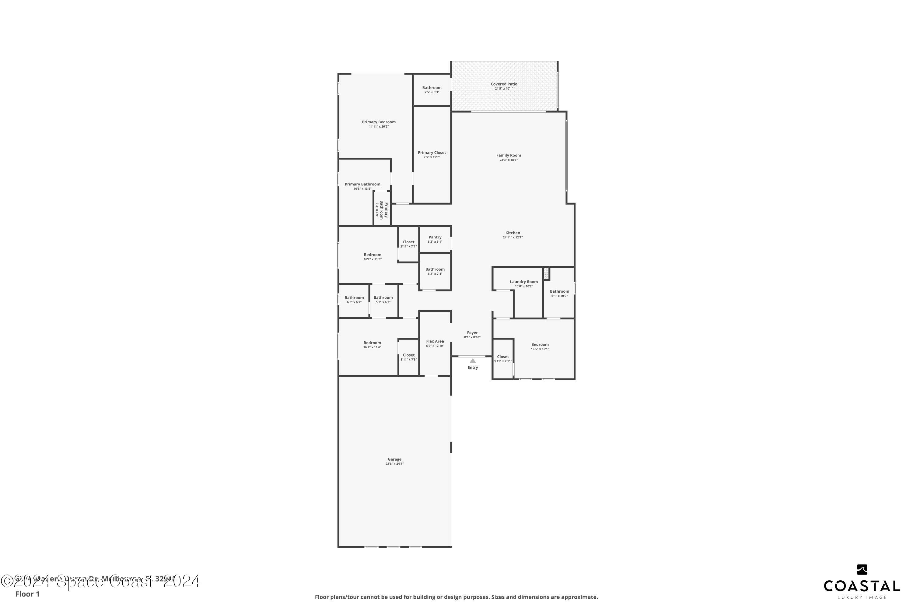 6374 Modern Duran Drive Melbourne, FL 32940 - Photo 55 of 55 6374 Modern Duran Dr. Floorplan