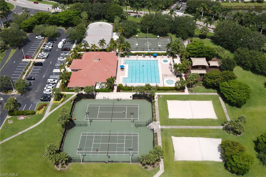 21156 Braxfield Loop Estero, FL 33928 - Photo 38 of 43 an aerial view of a house with a yard pool outdoor seating and yard