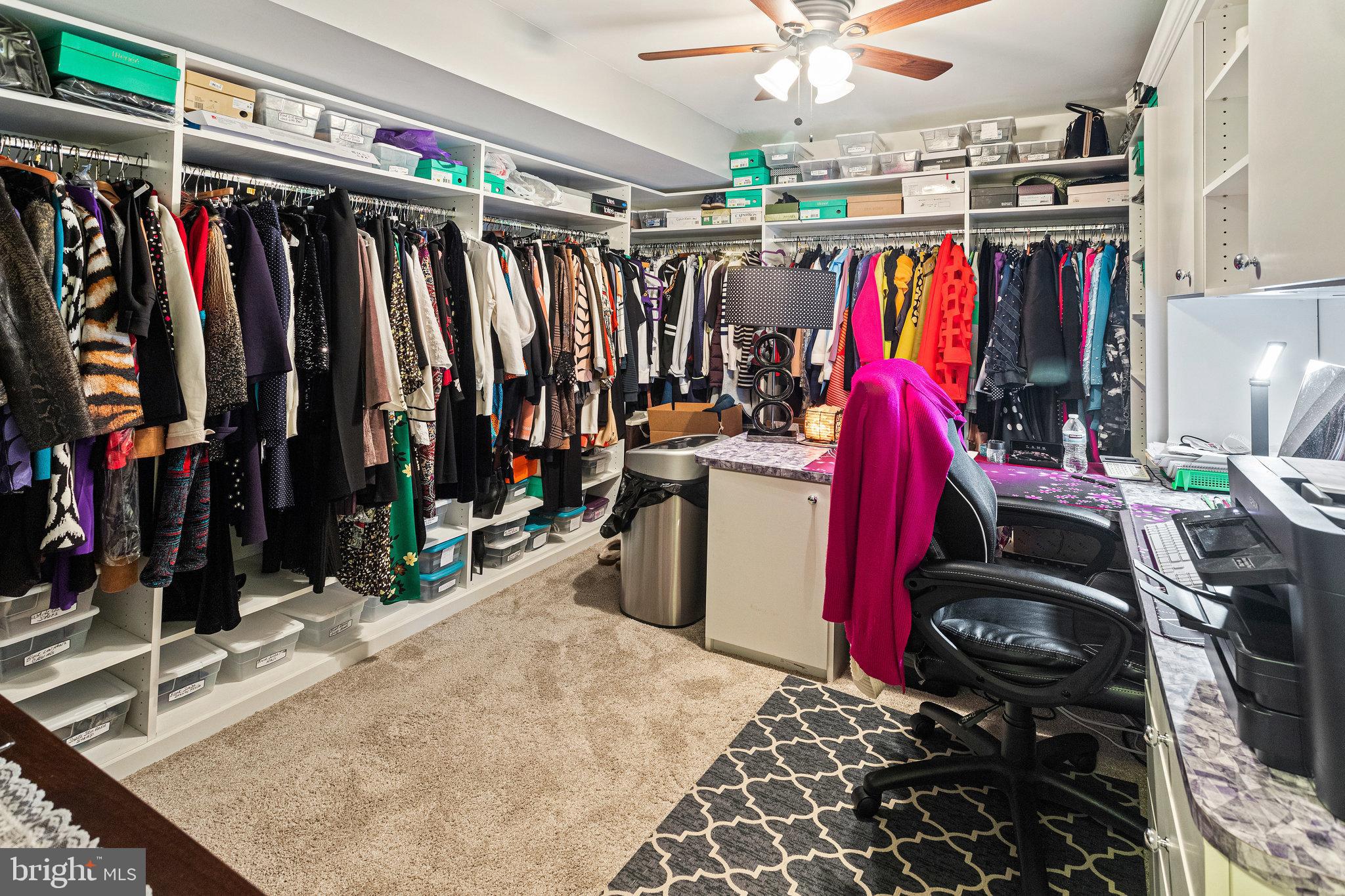 3445 Eagle Ridge Drive Woodbridge, VA 22191 - Photo 31 of 39 a view of walk in closet with clothes and shoes