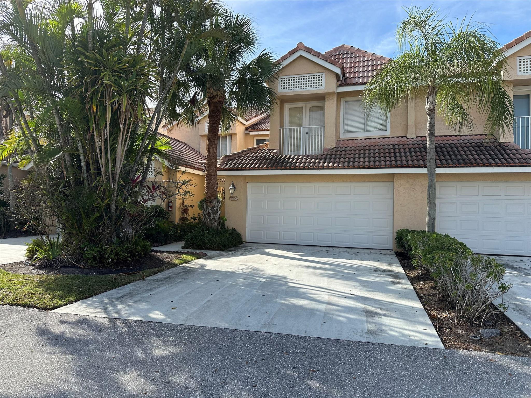 23205 Fountain View Drive, Unit D Boca Raton, FL 33433 - Photo 2 of 51 2 car garage and driveway for 2 cars
