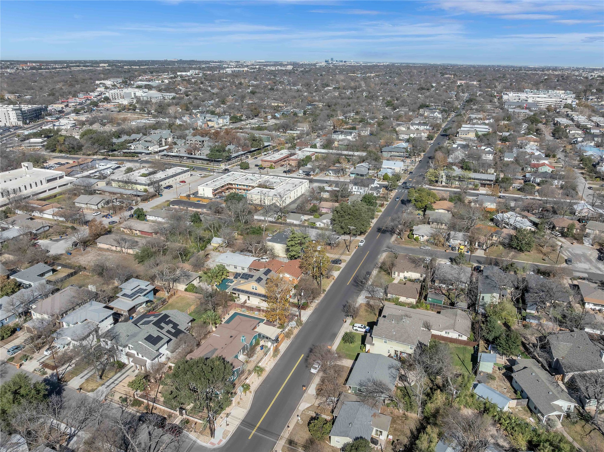 5210 Woodrow Avenue Austin, TX 78756 - Photo 20 of 21 North Aerial to Domain.