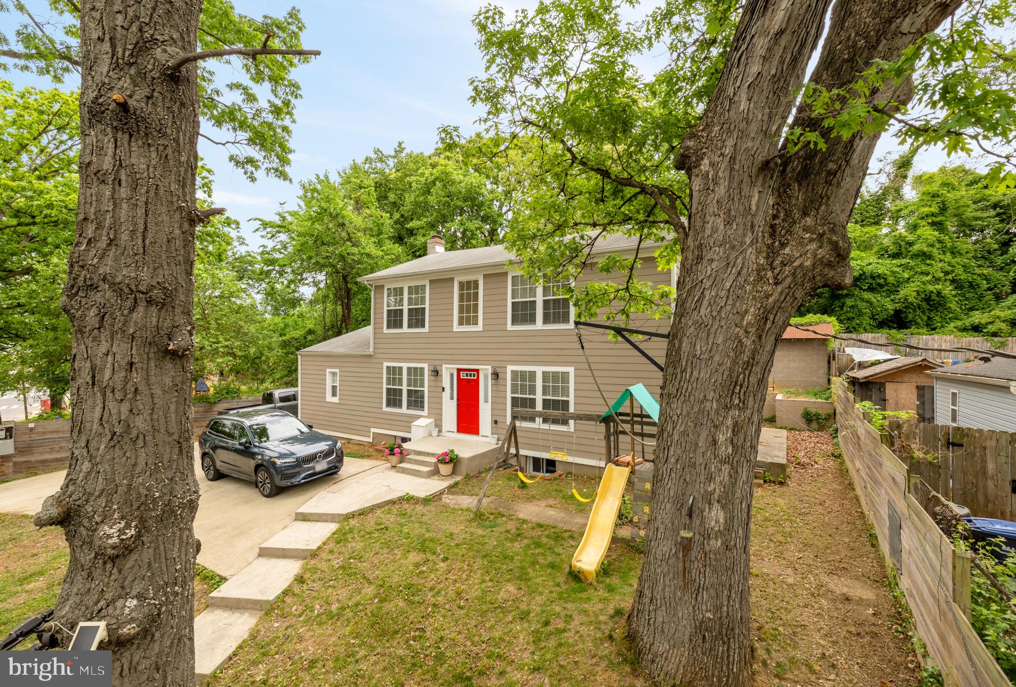 Charming home with spacious yard.