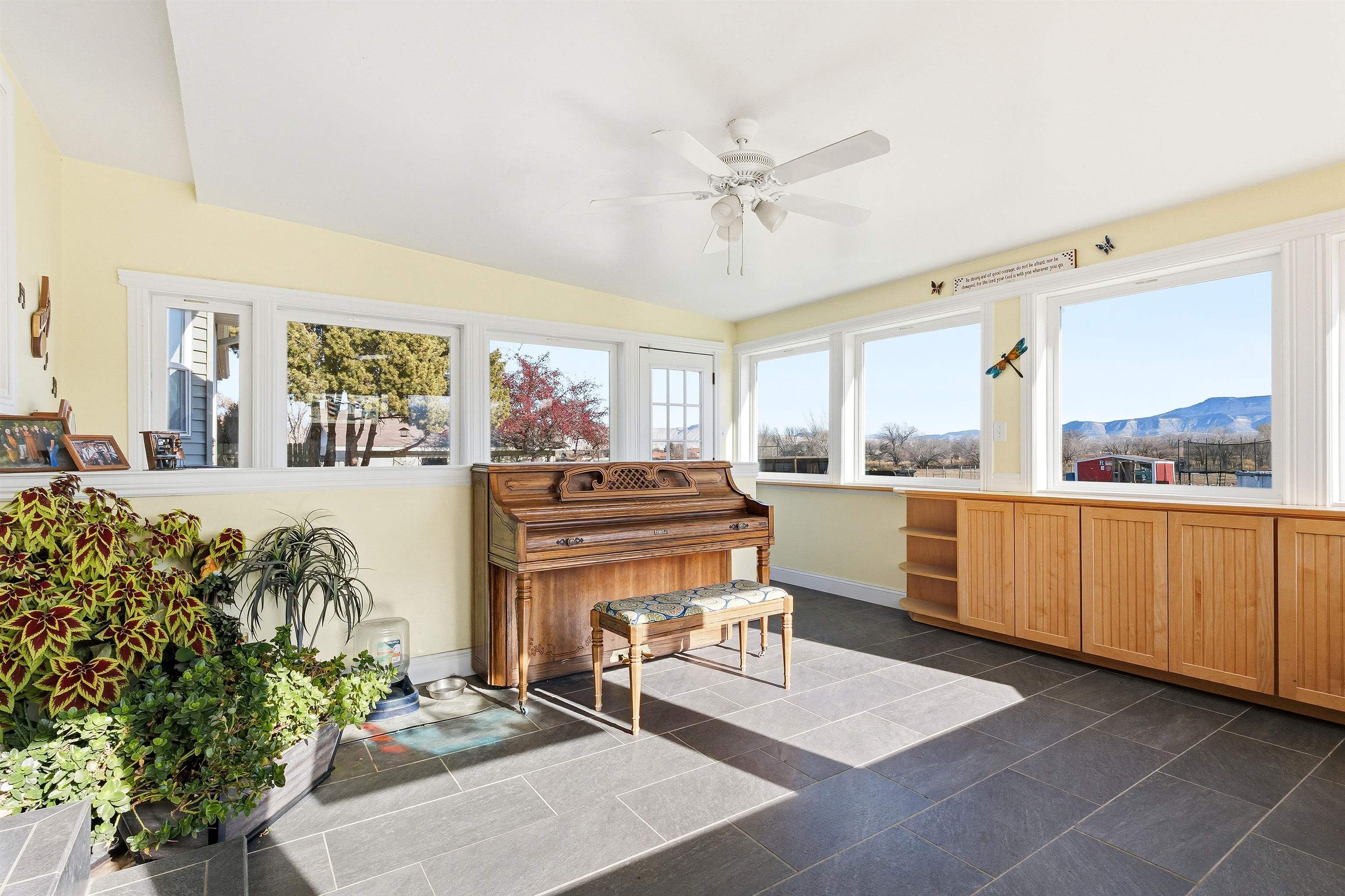 176-29 1/2 A 1/2 Road Grand Junction, CO 81503 - Photo 14 of 41 a room with lots of potted plants and wooden cabinets