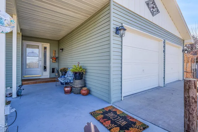 a backyard of a house