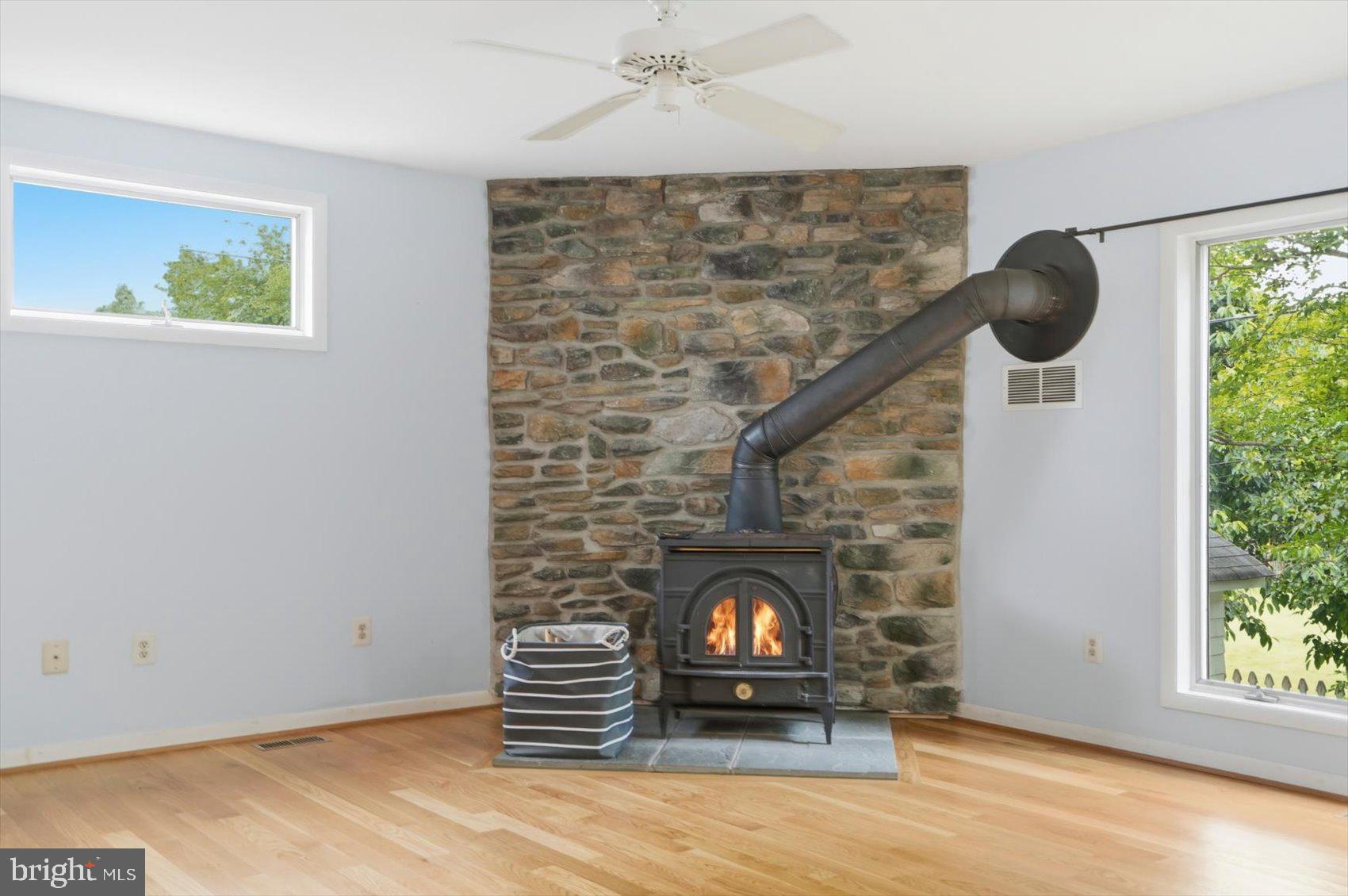 24 Normal Terrace Baltimore, MD 21286 - Photo 18 of 37 a room with fireplace and a wooden floor