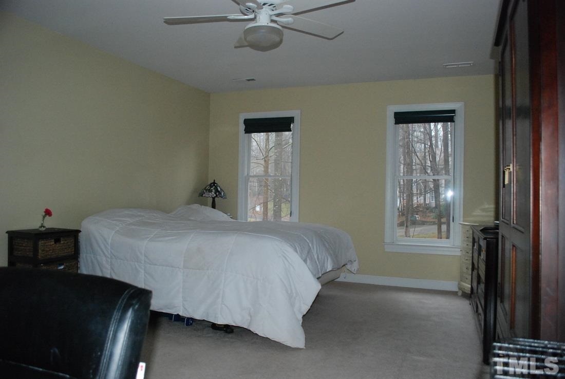 610 Manor Ridge Road Carrboro, NC 27510 - Photo 16 of 24 The large master bedroom overlooks the front yard and awaits your personal touch.