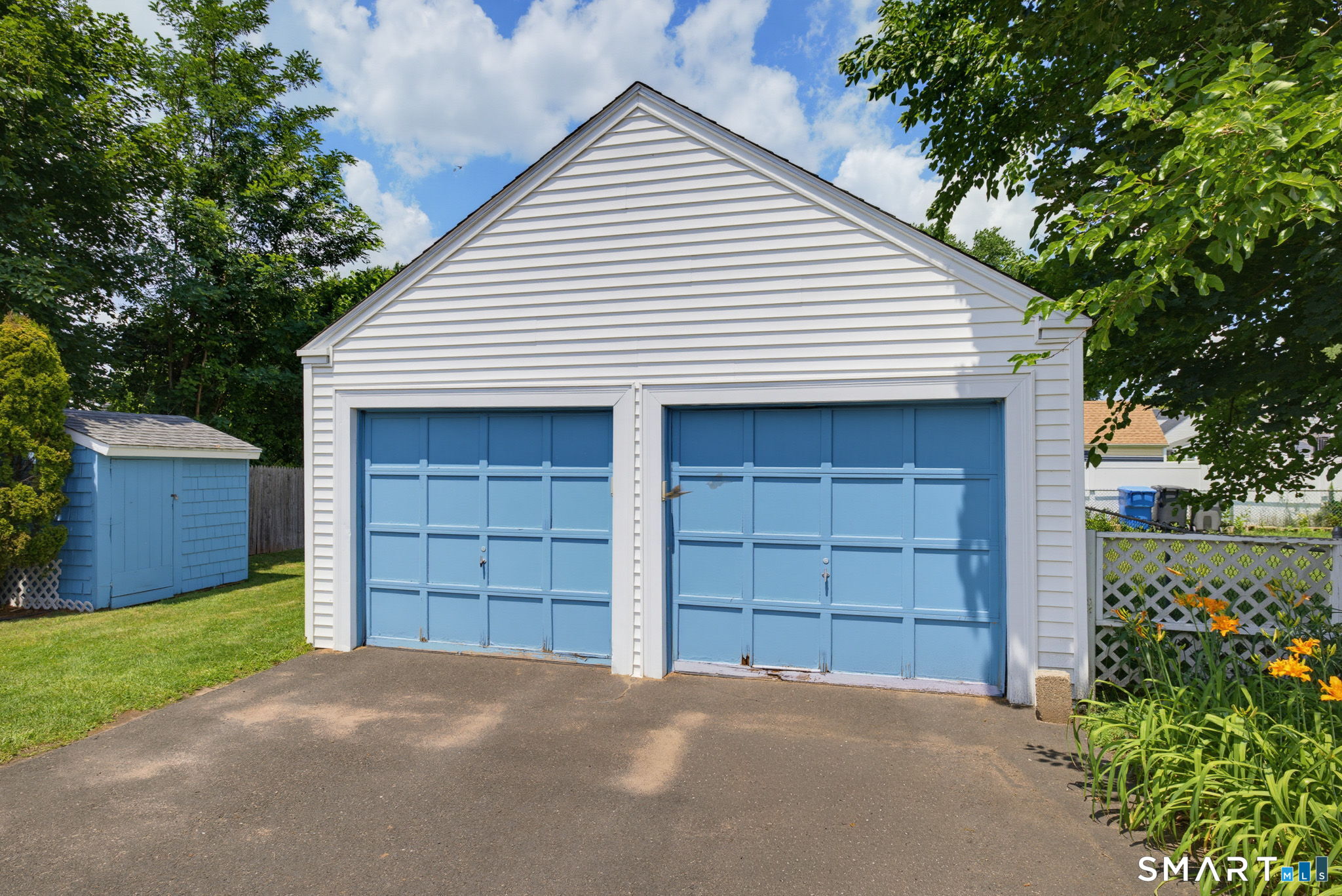 417 Hartford Road Manchester, CT 06040 - Photo 3 of 38 2 car detached garage and shed.