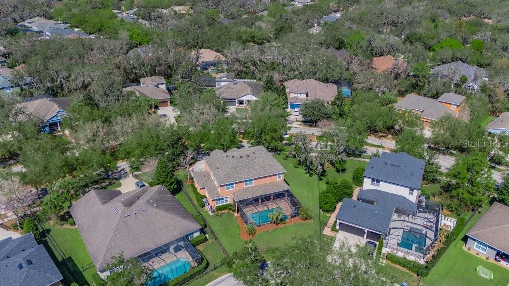 5920 Fishhawk Crossing Boulevard Lithia, FL 33547 - Photo 55 of 61 an aerial view of a houses with outdoor space and street view