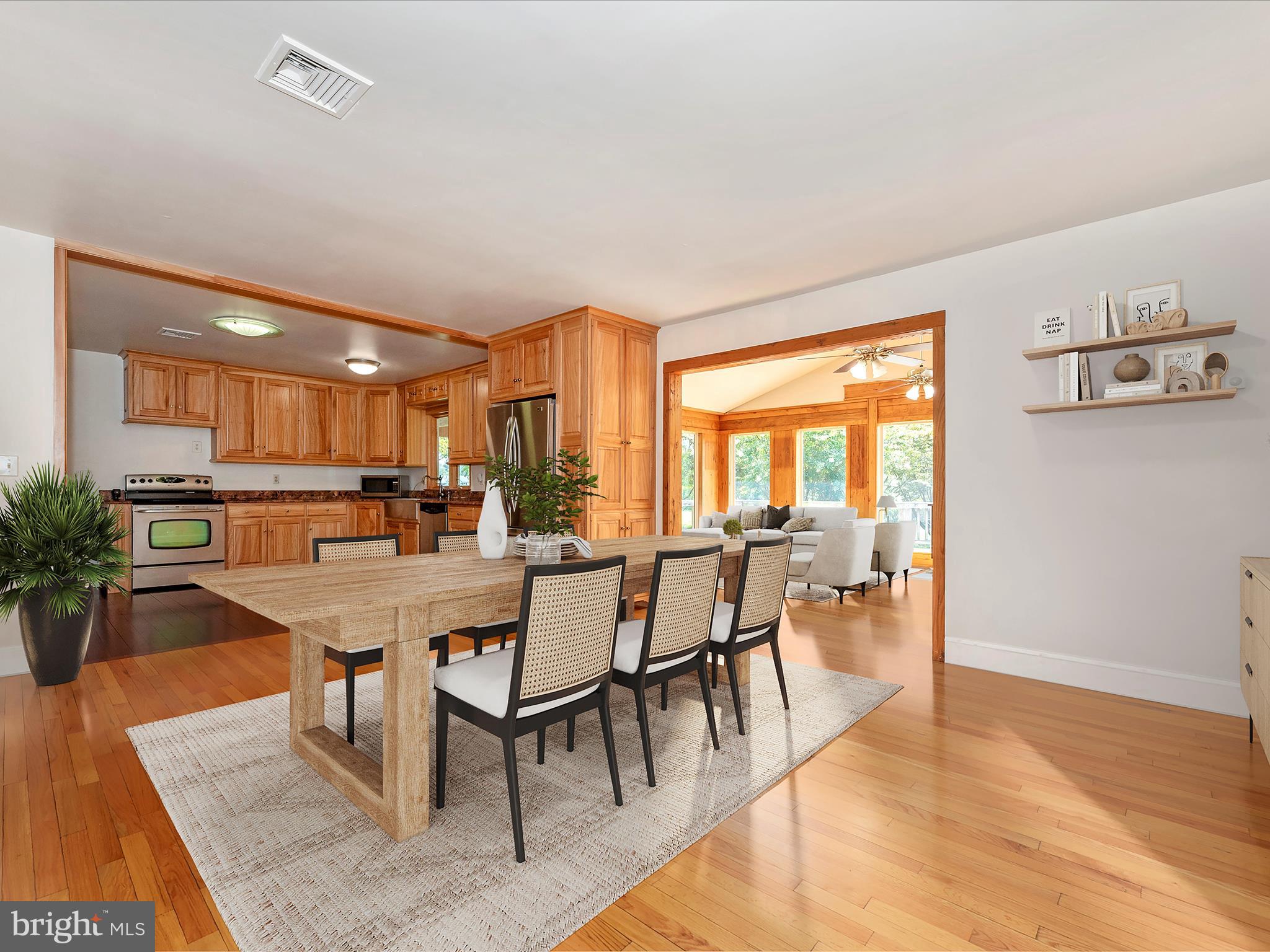 2313 Bidle Road Middletown, MD 21769 - Photo 20 of 85 a view of a dining room with furniture window and outside view