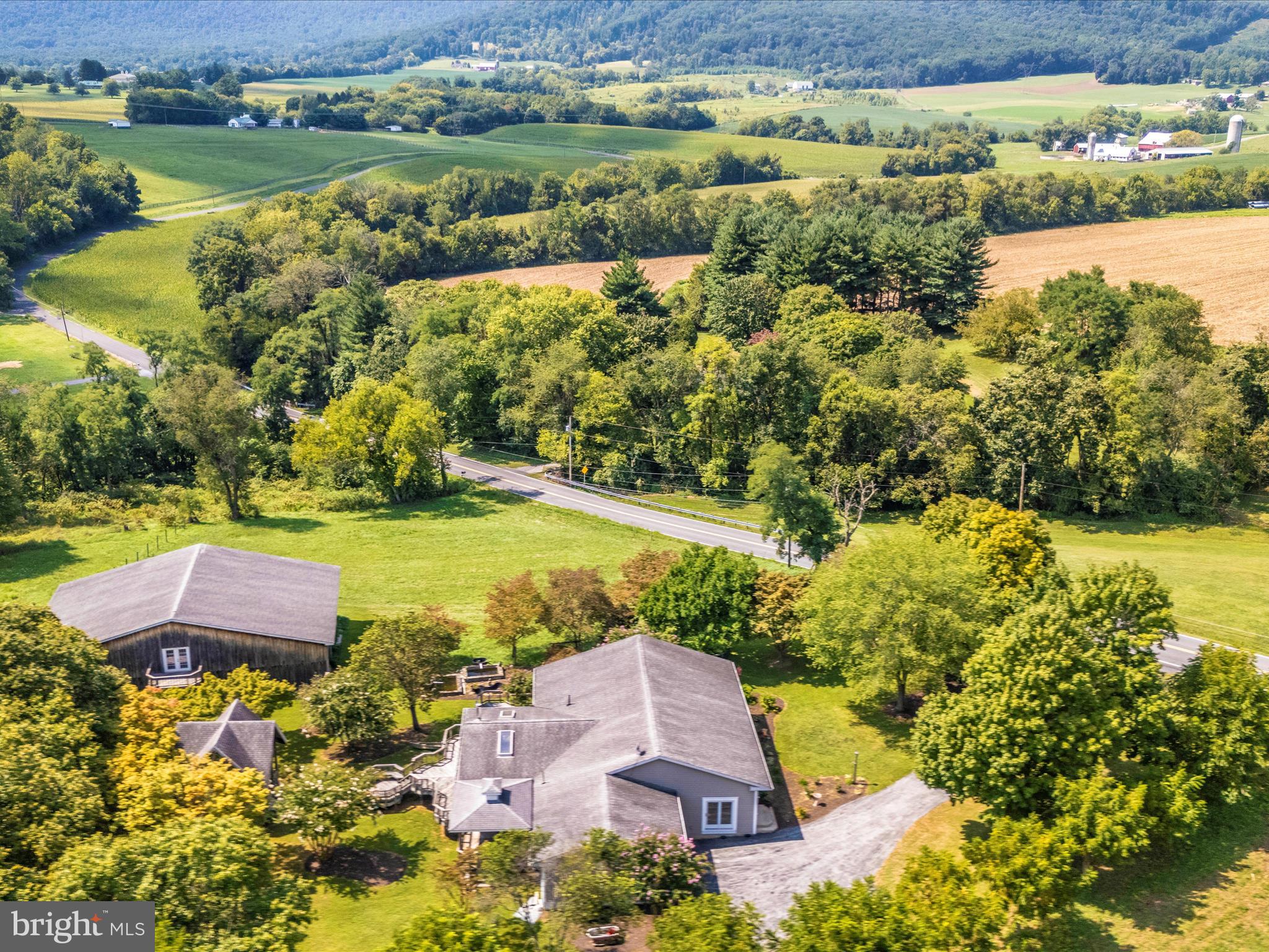 2313 Bidle Road Middletown, MD 21769 - Photo 65 of 85 an aerial view of residential houses with outdoor space and street view