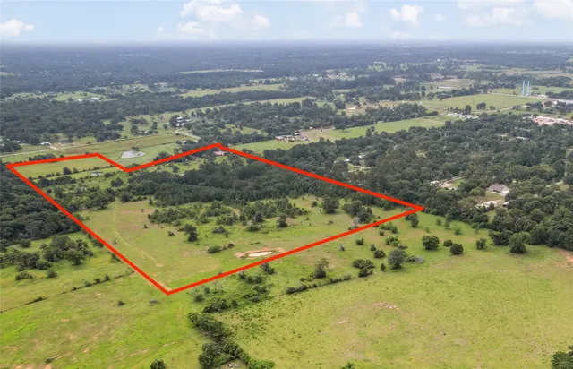 an aerial view of swimming pool