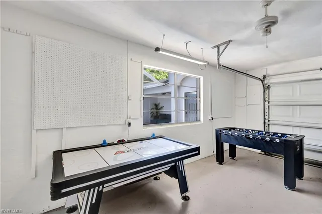 a room with furniture and window