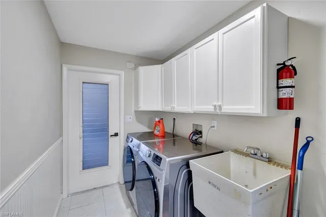 a room with storage and utility