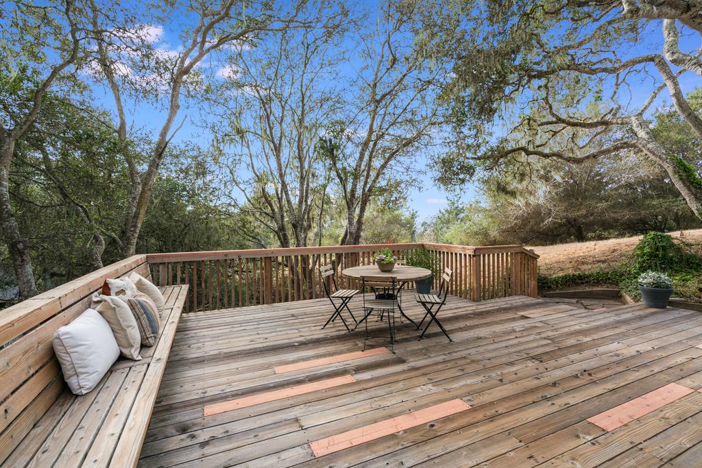 94 Robak Drive La Selva Beach, CA 95076 - Photo 18 of 24 a view of balcony with wooden floor and seating space