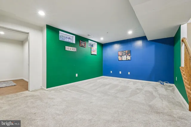 a view of an empty room