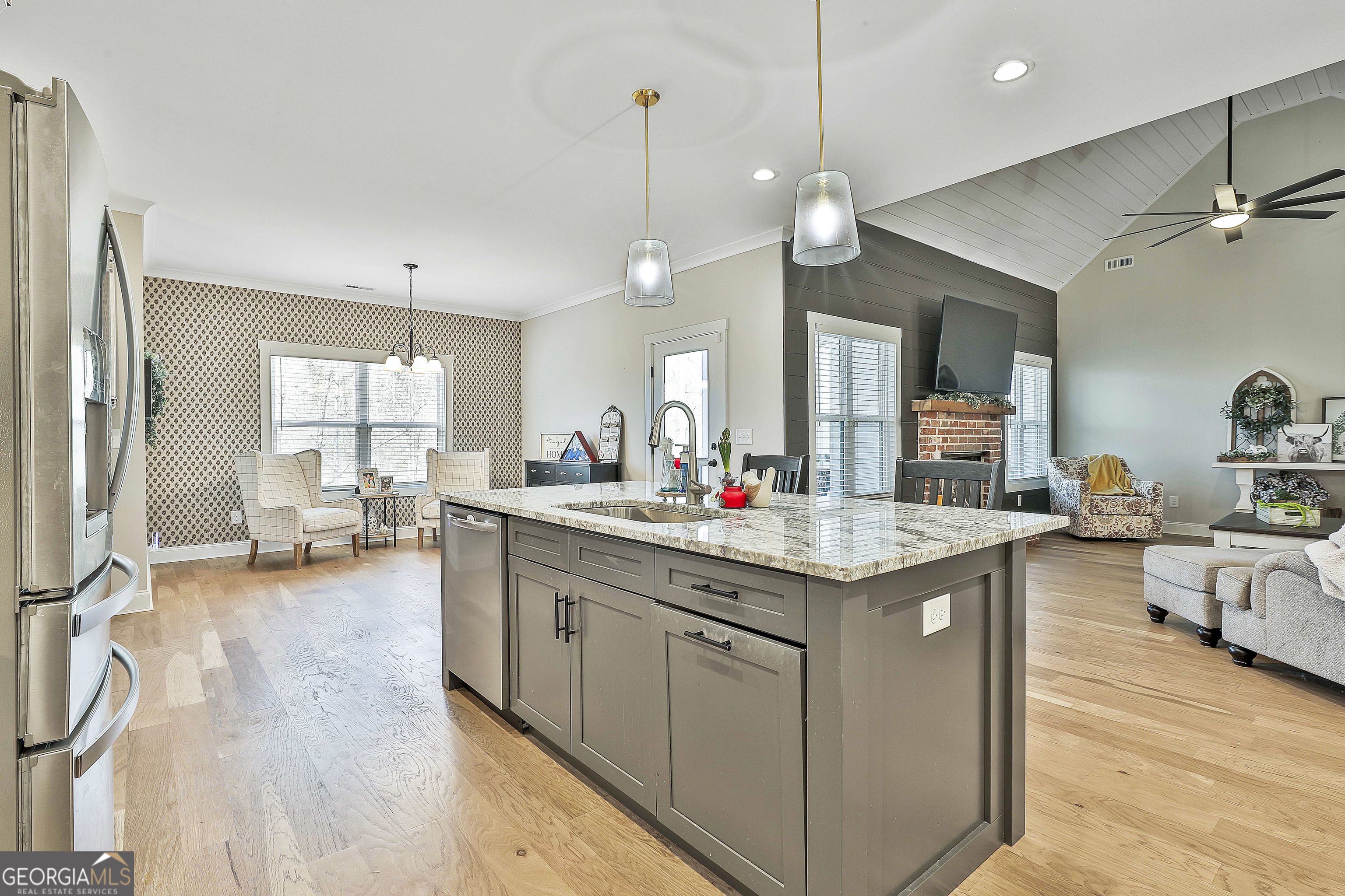 255 Werner Way Senoia, GA 30276 - Photo 21 of 47 a kitchen with sink stove and cabinets