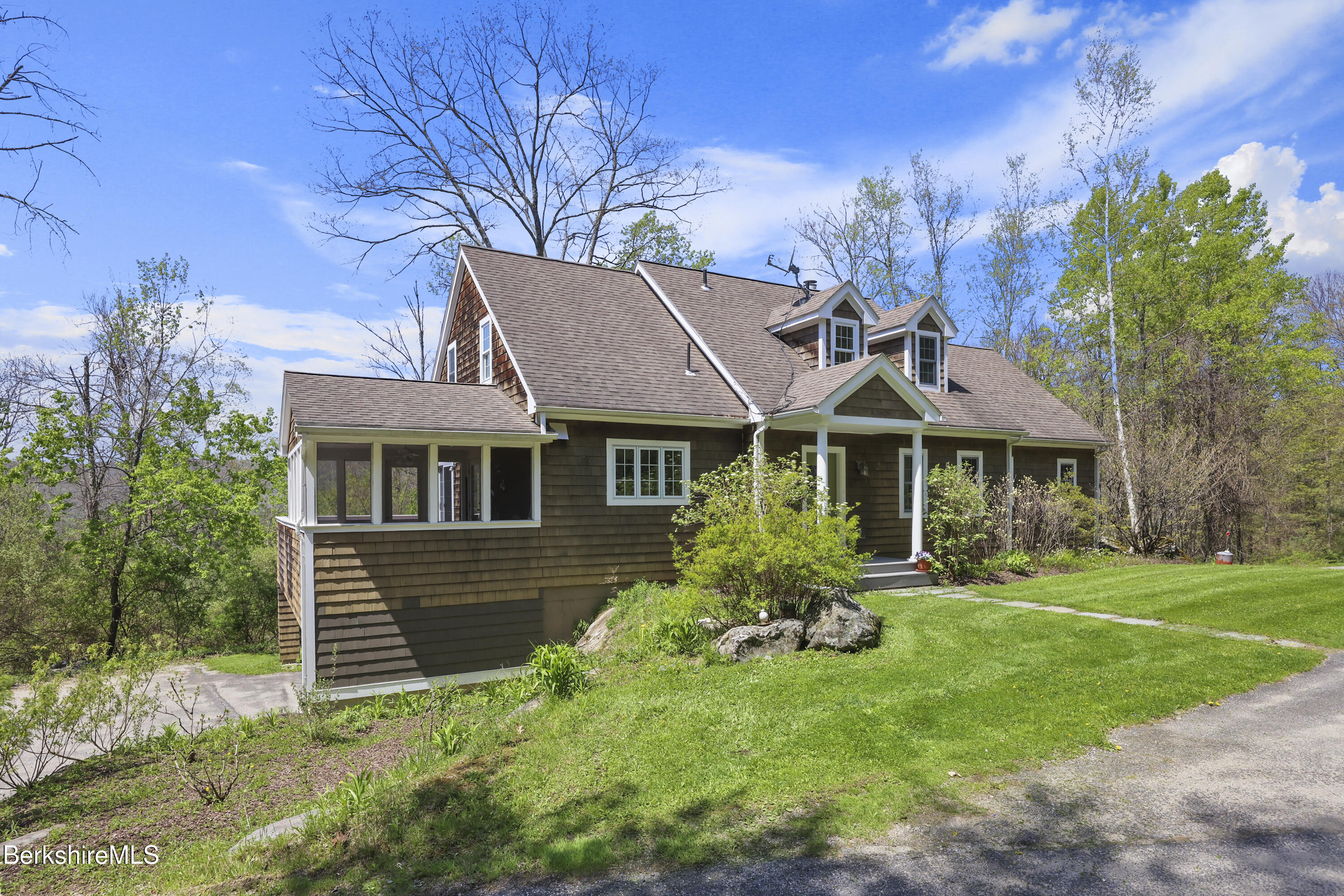 130 E Road Alford, MA 01266 - Photo 21 of 29 a front view of a house with garden