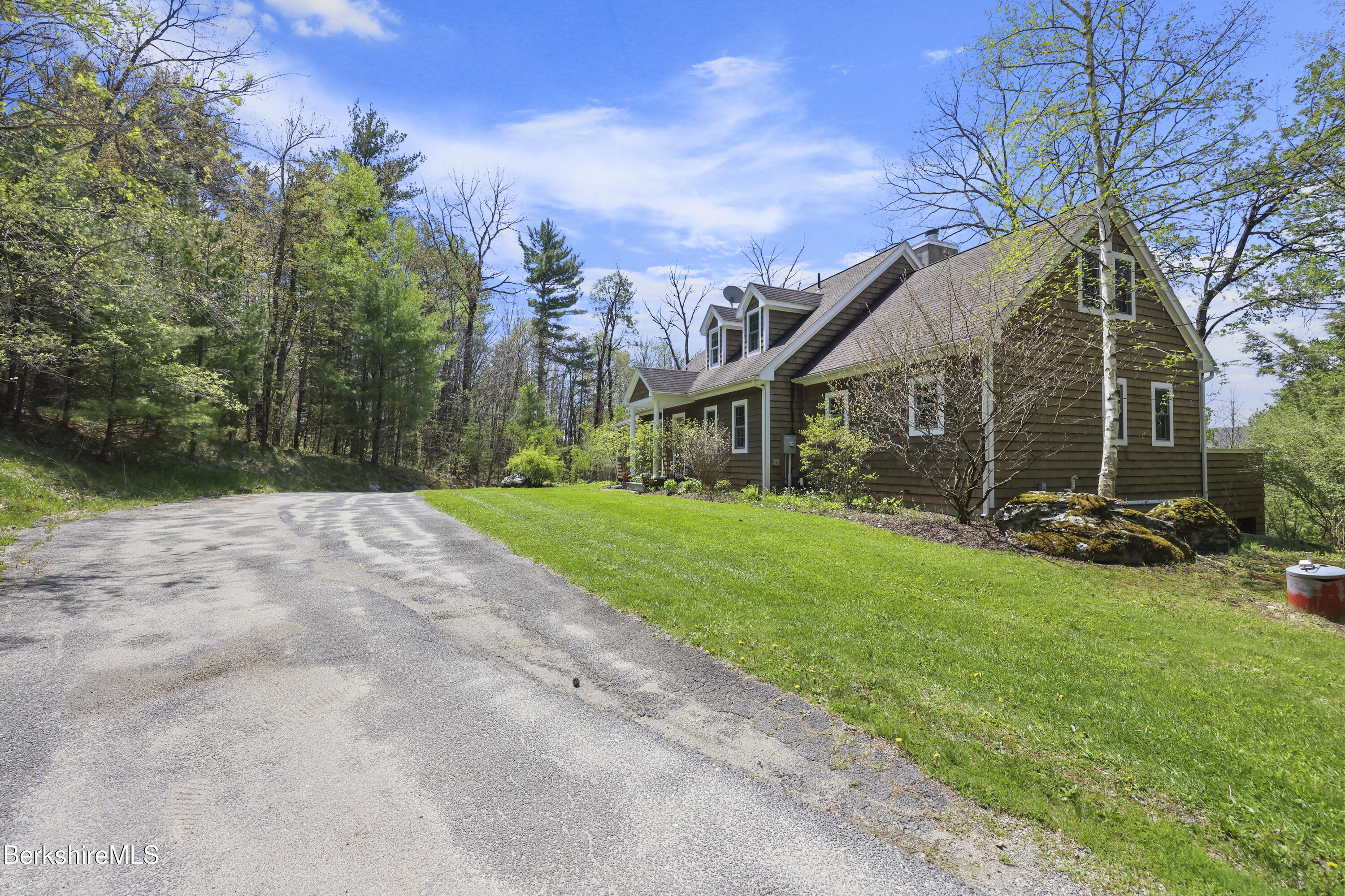 130 E Road Alford, MA 01266 - Photo 22 of 29 a view of a house with backyard and a tree