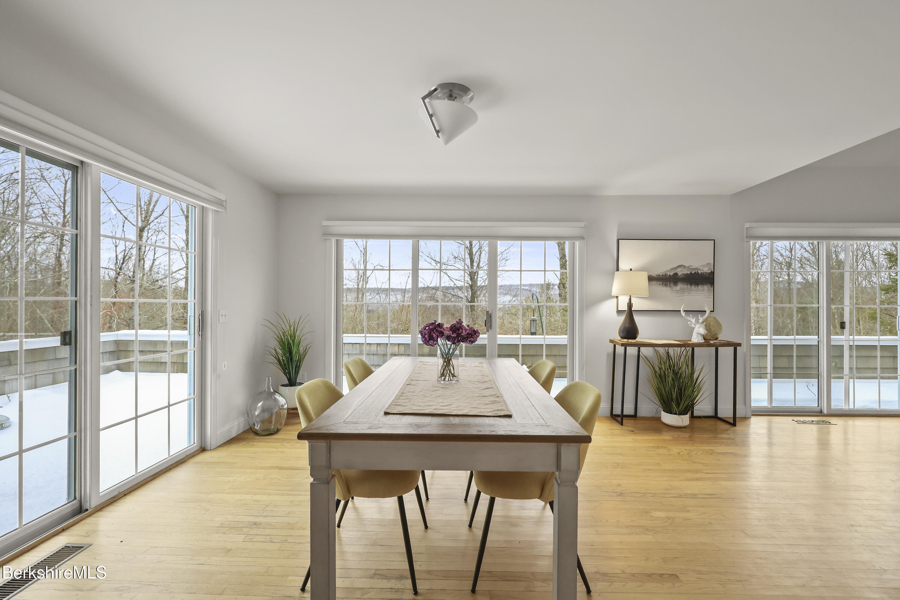 130 E Road Alford, MA 01266 - Photo 4 of 29 a dining room with furniture and wooden floor