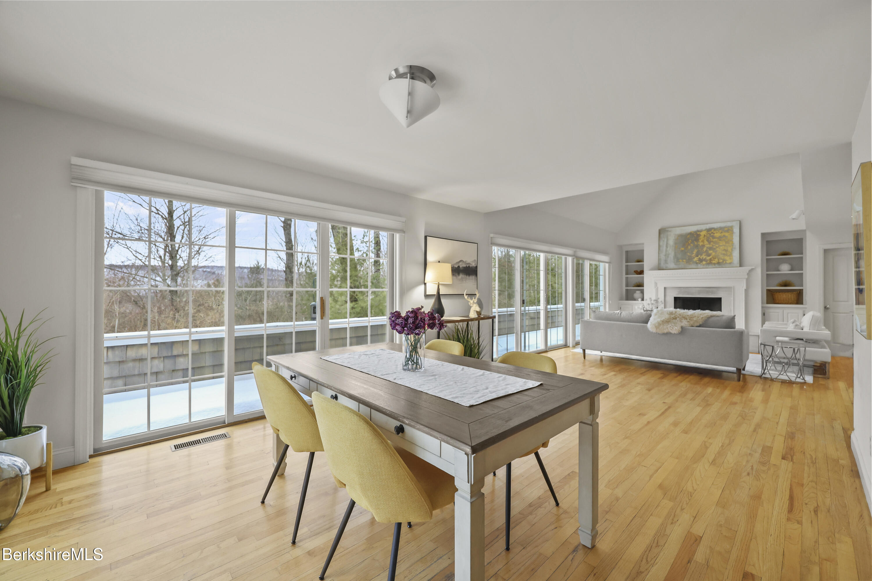 130 E Road Alford, MA 01266 - Photo 5 of 29 a view of a dining room with furniture window and wooden floor